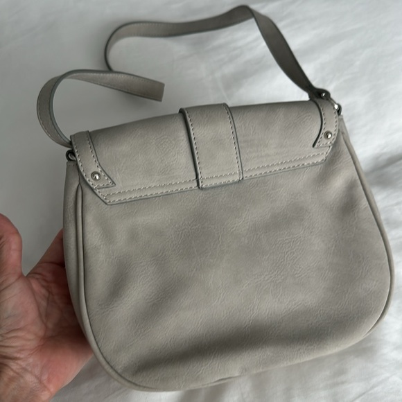 Express Brand Faux Leather Gray Colored  Purse - Picture 6 of 9